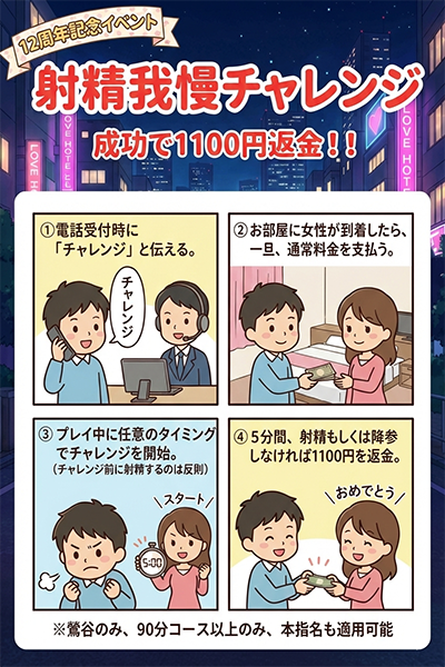 射精我慢チャレンジ